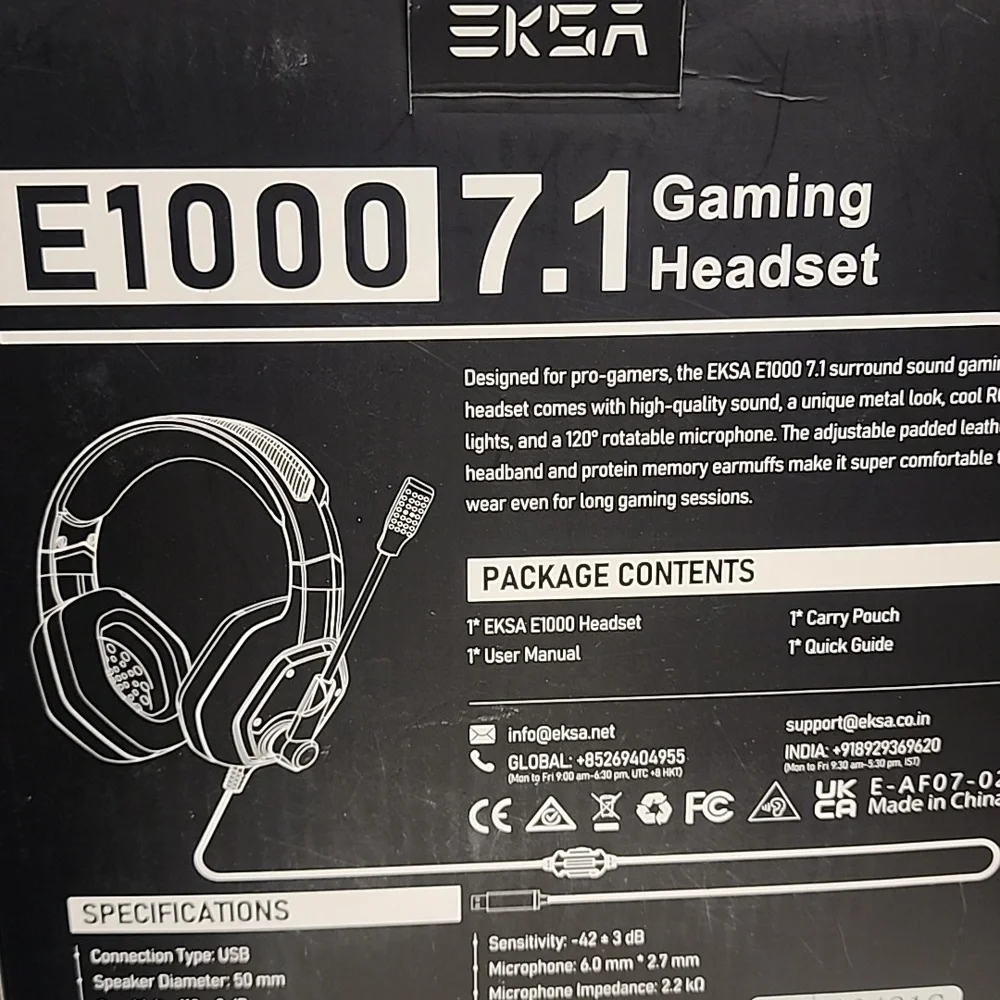 USB Gaming headset - Picture 3 of 5